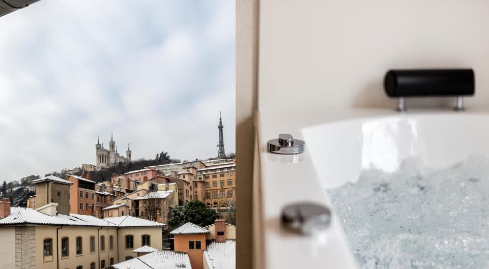 Sky'Room - Jacuzzi & Vue - Vieux Lyon Zewnętrze zdjęcie